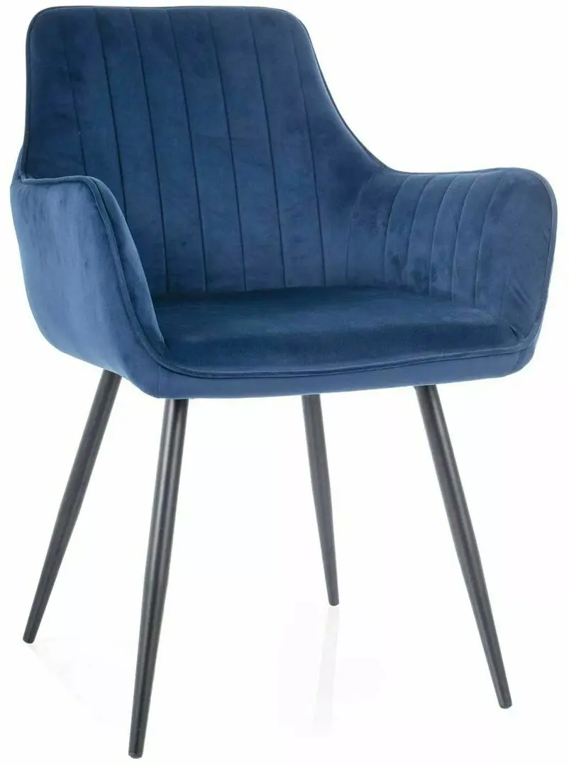 Scaun Signal Apple Bluvel 86 (Dark Blue/Black)