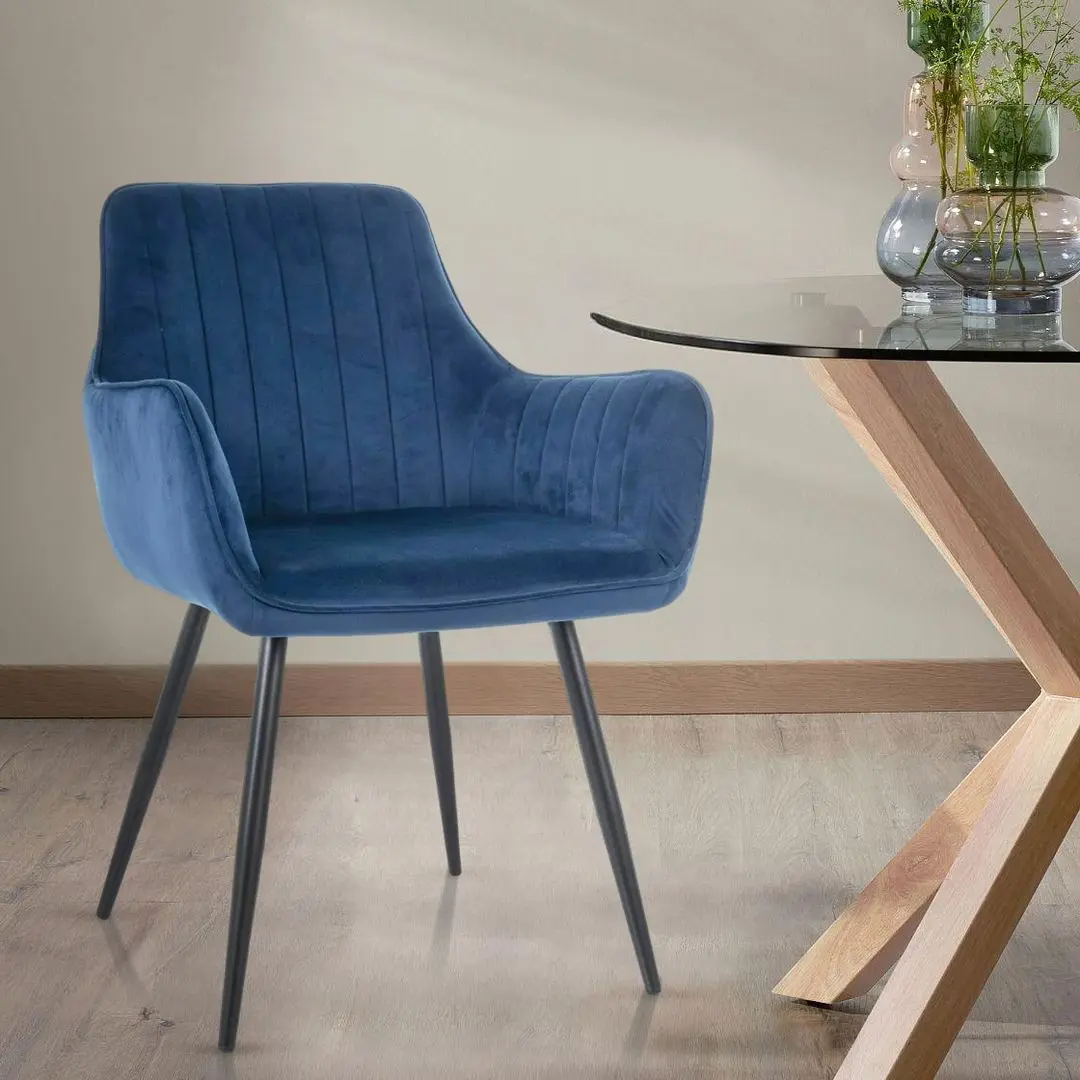 Scaun Signal Apple Bluvel 86 (Dark Blue/Black)