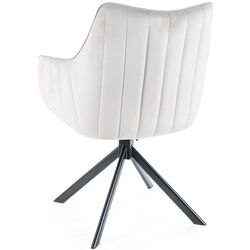 Scaun Signal Azalia Velvet (Gray Light/Black) Thumb