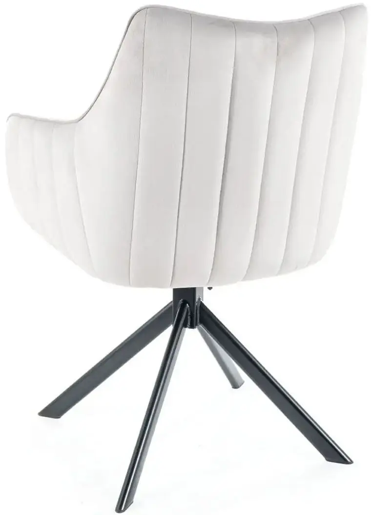 Scaun Signal Azalia Velvet (Gray Light/Black)