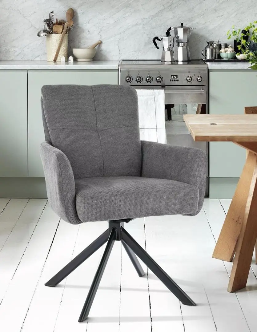 Стул Signal Basil Vardo 11 (Dark Grey/Black Matt)