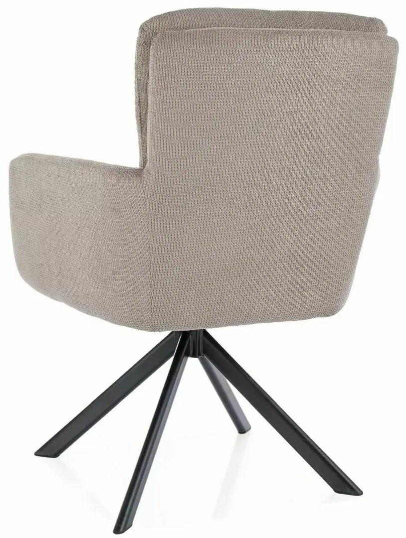 Стул Signal Basil Vardo 34 (Beige/Black) - 3