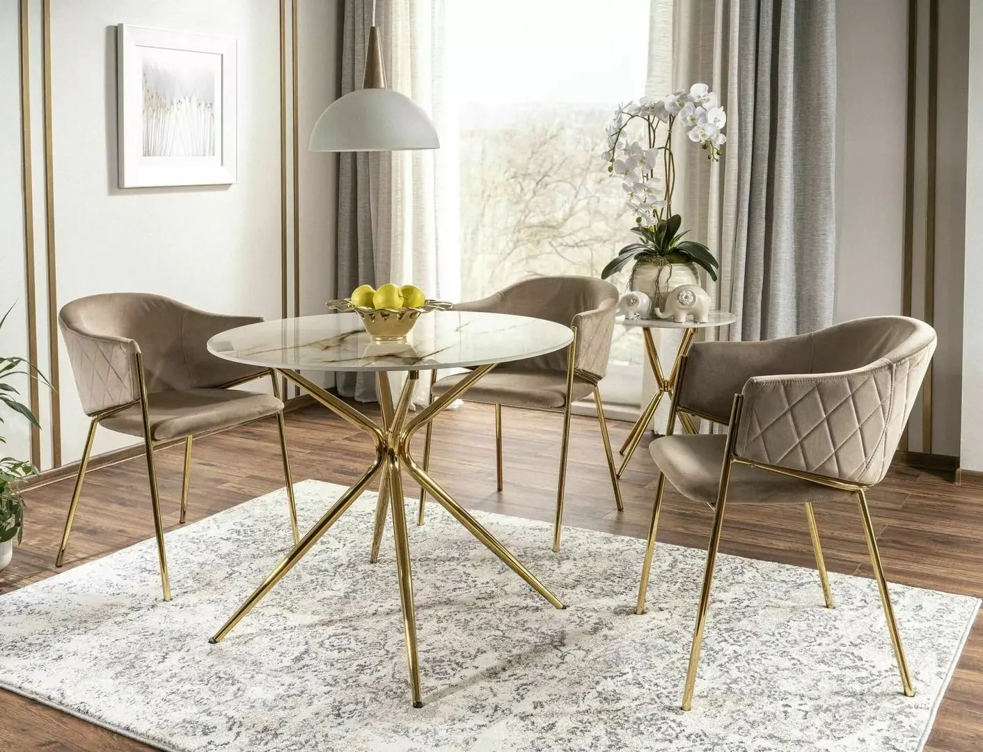 Scaun Signal Bono Bluvel 28 (Beige/Gold)