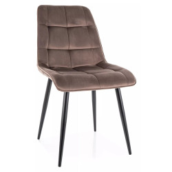 Стул Signal Chic Bluvel 38 (Cappuccino/Black) Thumb