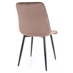 Стул Signal Chic Bluvel 38 (Cappuccino/Black) Thumb