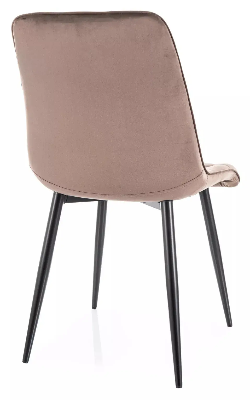 Стул Signal Chic Bluvel 38 (Cappuccino/Black) - 4