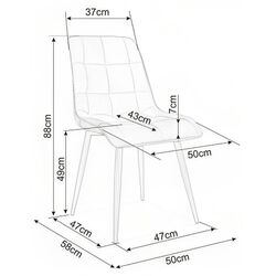 Scaun Signal Chic Brego 68 (Curry/Black) Thumb