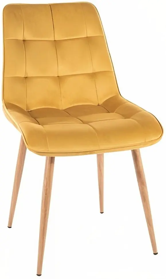 Scaun Signal Chic D Velvet (Curry/Oak)