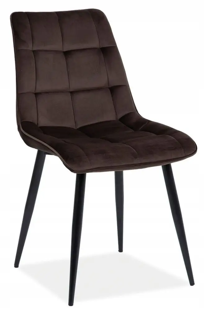 Стул Signal Chic Velvet (Brown/Black)