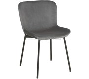 Scaun Signal Colby Velvet (Gray/Black)