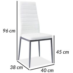 Стул Signal H261 Bis (Cream/Aluminium) Thumb