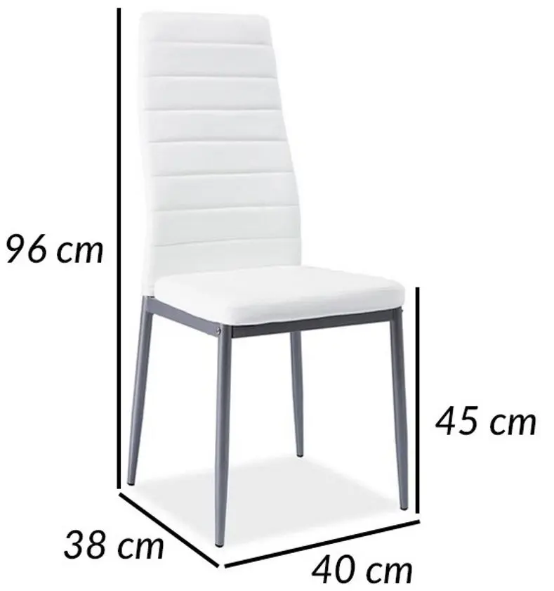 Стул Signal H261 Bis (Cream/Aluminium) - 2