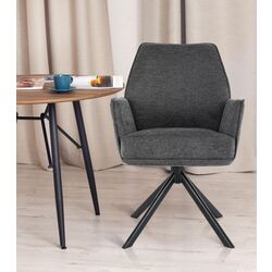 Scaun Signal Hugo Brego 18 (Dark Grey/Black)