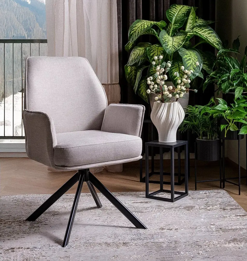 Scaun Signal Hugo Brego 22 (Light Beige/Black)