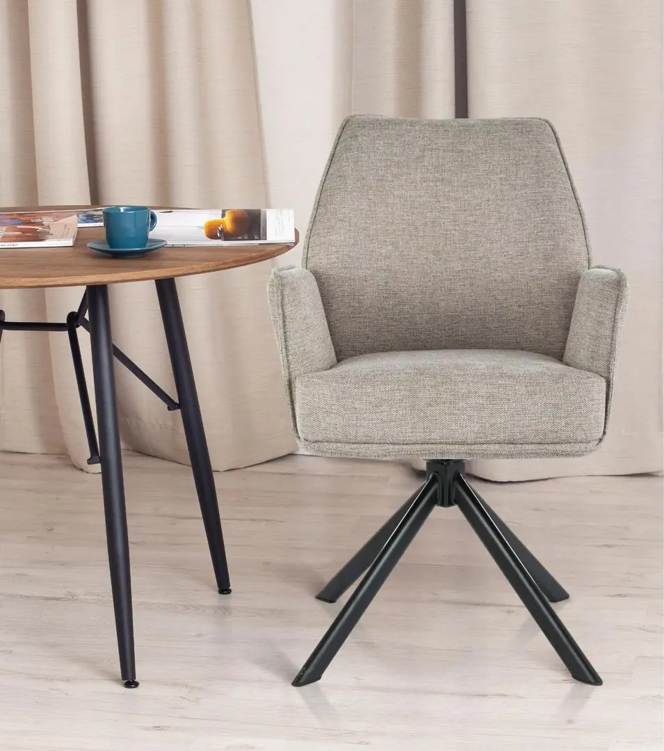 Scaun Signal Hugo Brego 31 (Light Beige/Black)