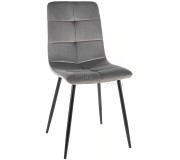 Scaun Signal Ivo Velvet (Gray/Black)