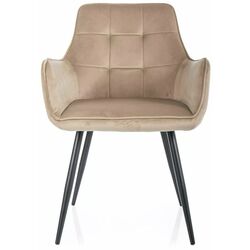 Стул Signal Lemon Bluvel 28 (Beige/Black) Thumb