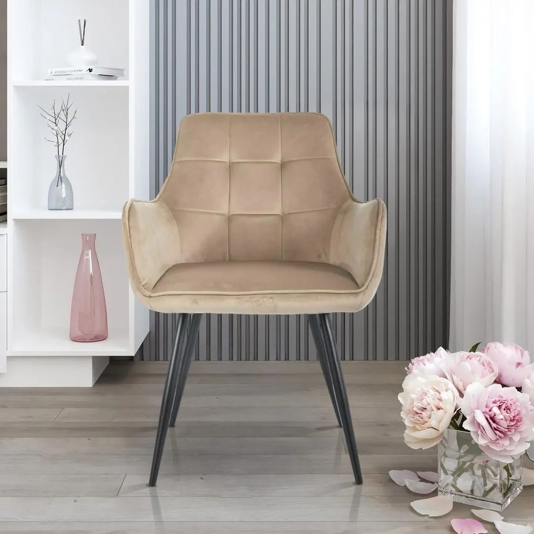 Стул Signal Lemon Bluvel 28 (Beige/Black)