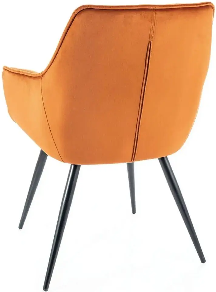 Scaun Signal Lilia Velvet (Cinnamon/Black)