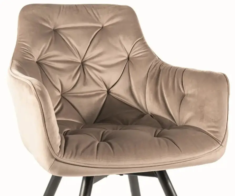 Стул Signal Mango Bluvel 40 (Dark Beige/Black)