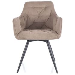 Стул Signal Mango Vardo 35 (Black/Beige) Thumb