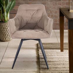 Стул Signal Mango Vardo 35 (Black/Beige)