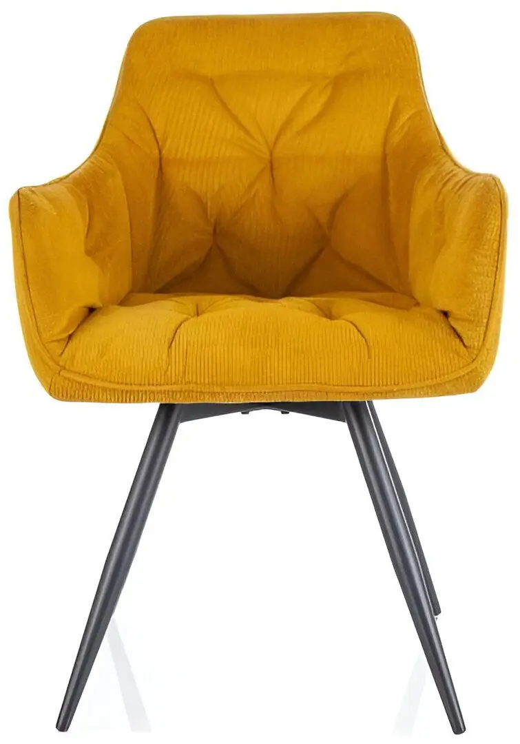 Стул Signal Mango Vardo 66 (Black/Curry) - 2