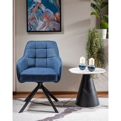 Scaun Signal Metro Bjorn 86 (Black/Navy Blue) Thumb