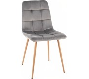 Scaun Signal Mila D Velvet (Gray/Oak)