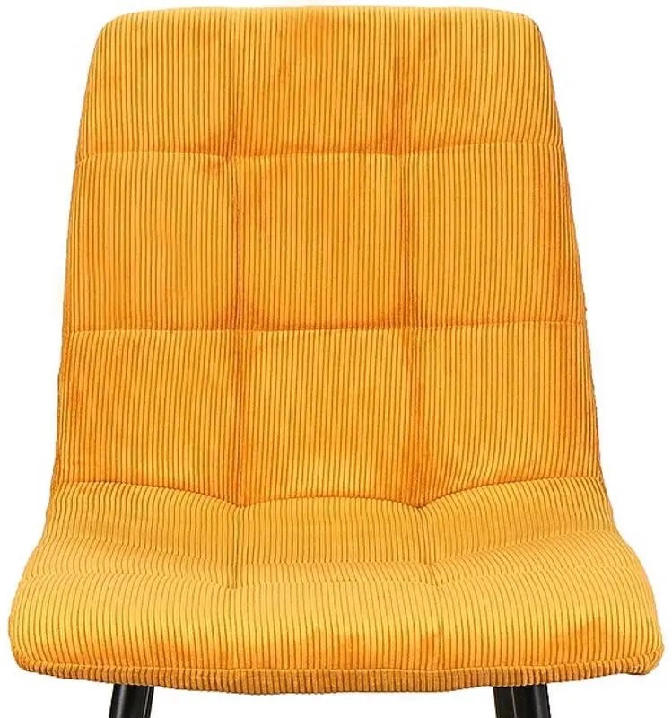 Scaun Signal Mila Sztruks (Black/Curry) - 3