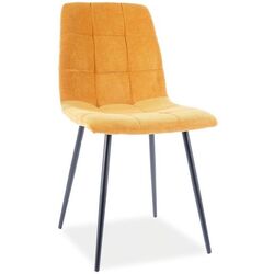 Scaun Signal Mila Sztruks (Black/Curry)