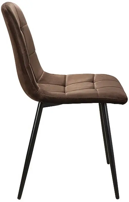 Scaun Signal Mila Velvet (Black/Brown) - 4