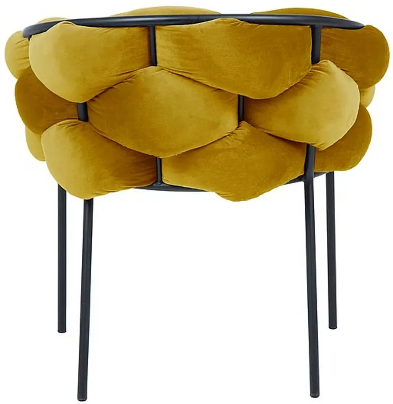 Scaun Signal Norte Velvet (Black/Curry) - 4