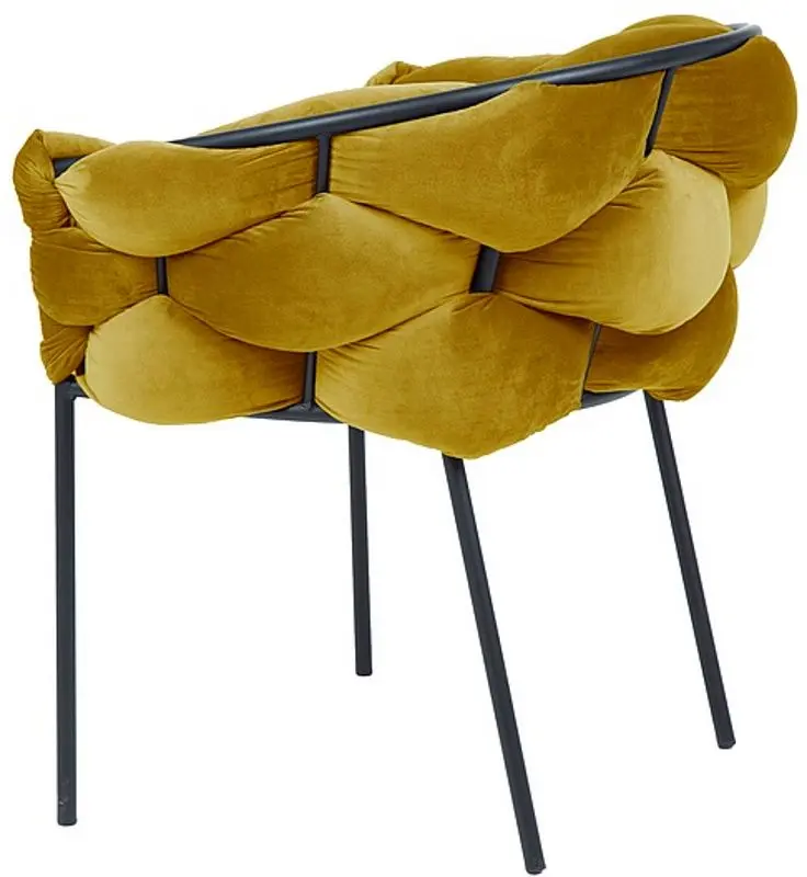 Scaun Signal Norte Velvet (Black/Curry) - 3