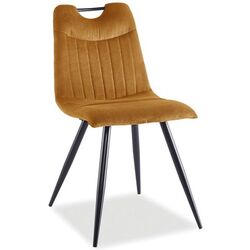 Scaun Signal Orfe Sztruks (Black/Curry)