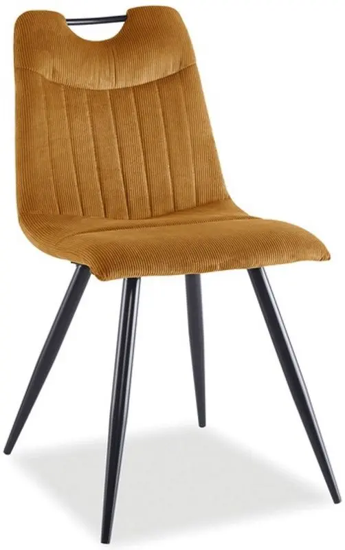 Scaun Signal Orfe Sztruks (Black/Curry)