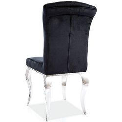 Стул Signal Prince Velvet (Chrome/Black) Thumb