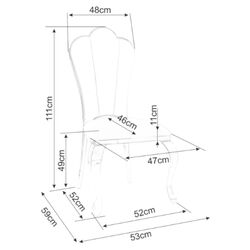 Scaun Signal Queen Bluvel 19 (Black/Gold) Thumb