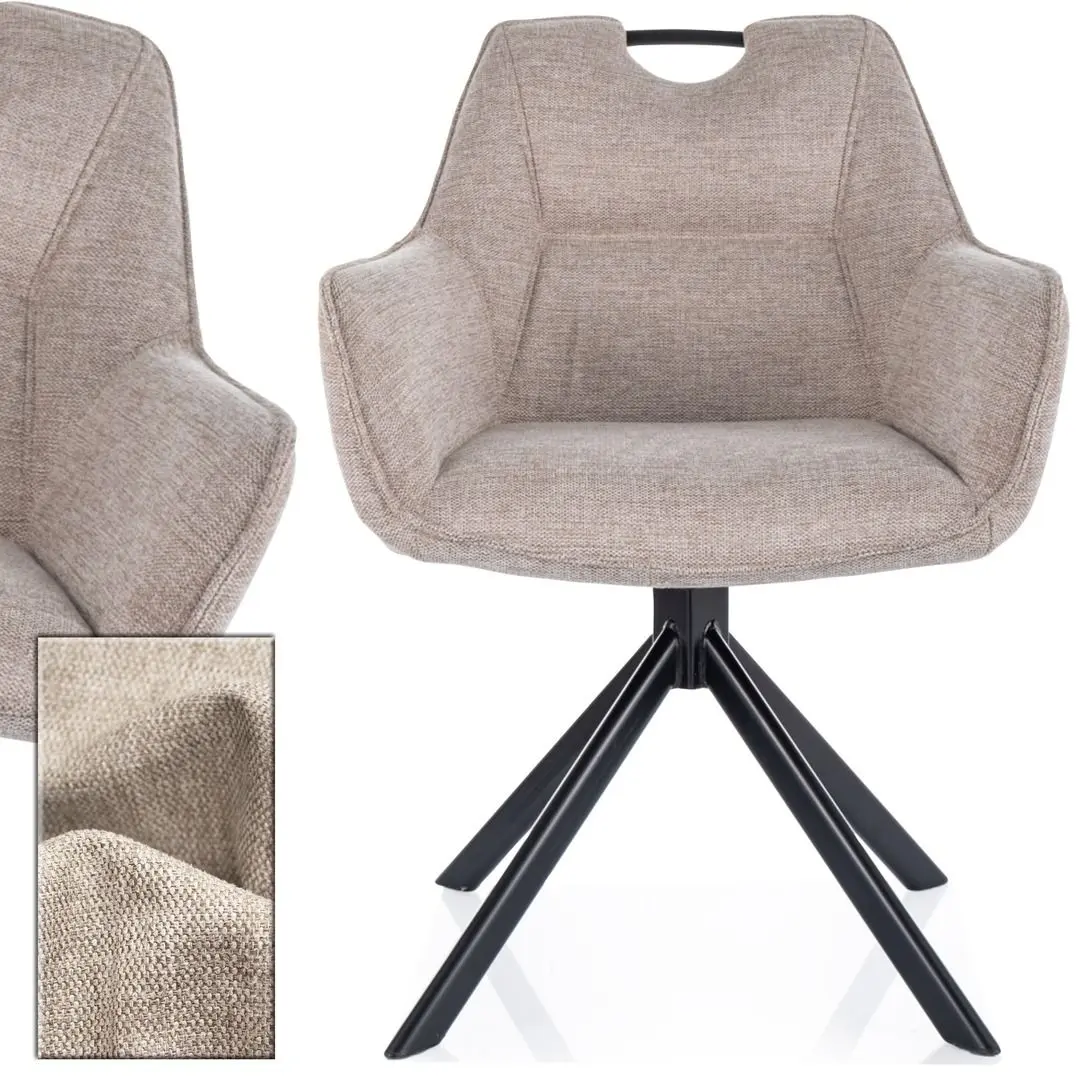 Scaun Signal Remo Brego 31 (Black/Light Beige) - 2
