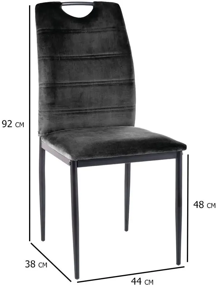 Scaun Signal Rip Velvet (Black)