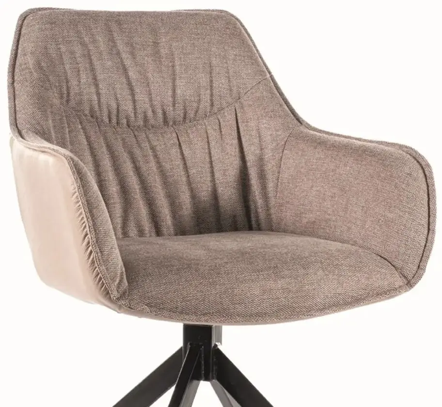 Стул Signal Sempre Brego 34/Buffalo 01 (Beige/Black) - 4