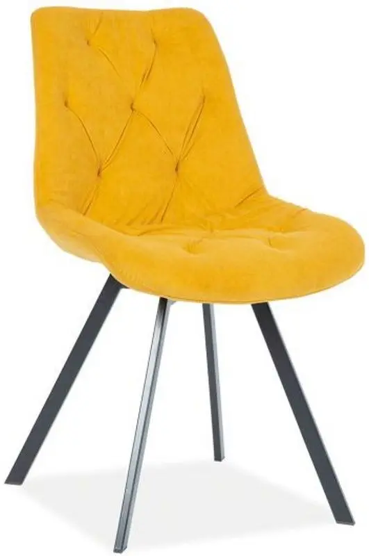 Scaun Signal Valente Velvet (Black/Curry)