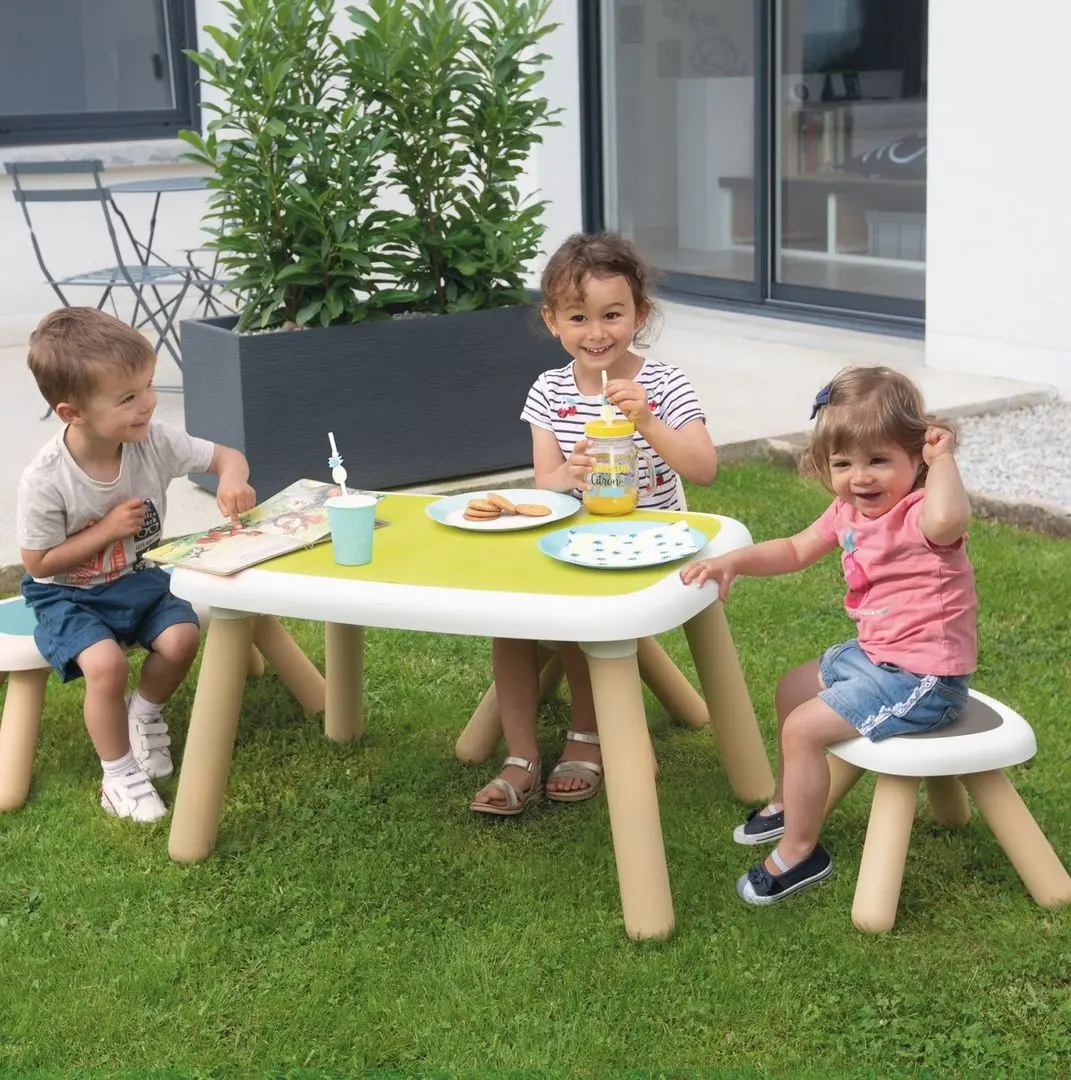 Taburet pentru copii Smoby 880207 (Grey/White)