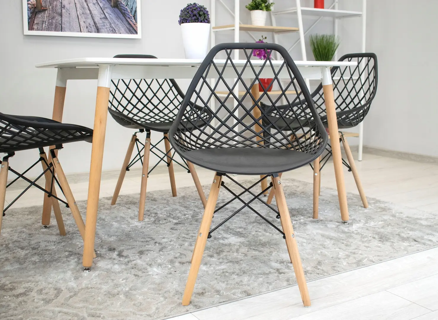 Стул Sunrise C-73 PP (Black/Beech)