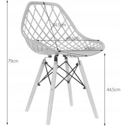 Scaun Sunrise C-73 PP (White/Beech) Thumb