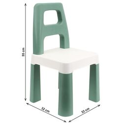 Scaun pentru copii TechnoK 0181 (White/Green) Thumb