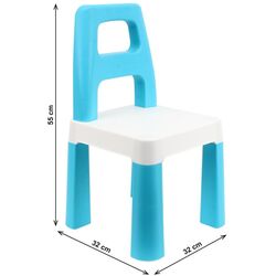 Scaun pentru copii TechnoK 9710 (White/Blue) Thumb