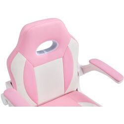 Fotoliu Tempo Kondela Odelia (Pink/White) Thumb