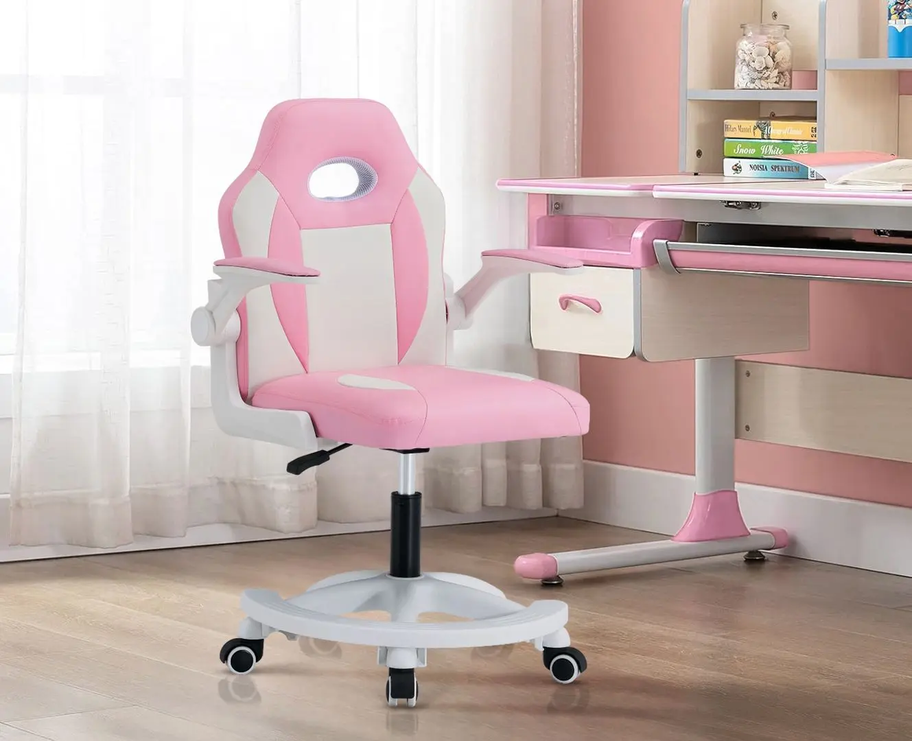 Fotoliu Tempo Kondela Odelia (Pink/White)