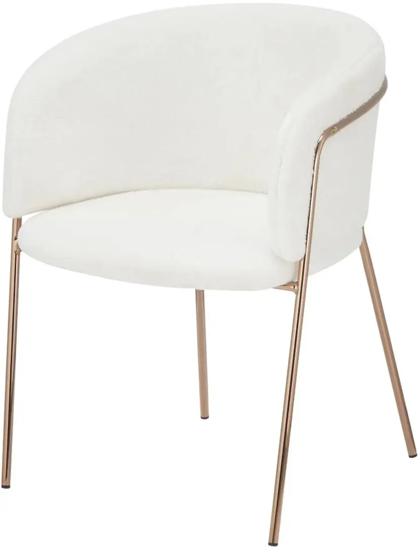 Scaun Tempo Kondela Adimar (White Ivory/Rose Gold)